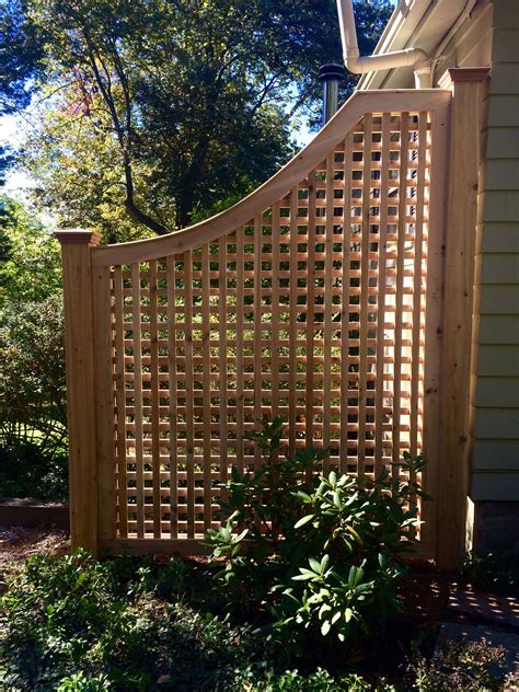Cedar Greenwich Square Lattice Fence Panel - Atlas Outdoor | Privacy