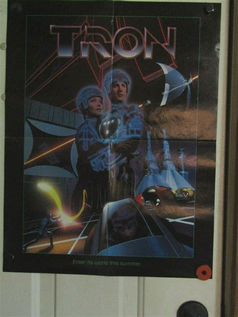 Tron 1982 poster 2 sided Walt Disney Productions | #3939687096