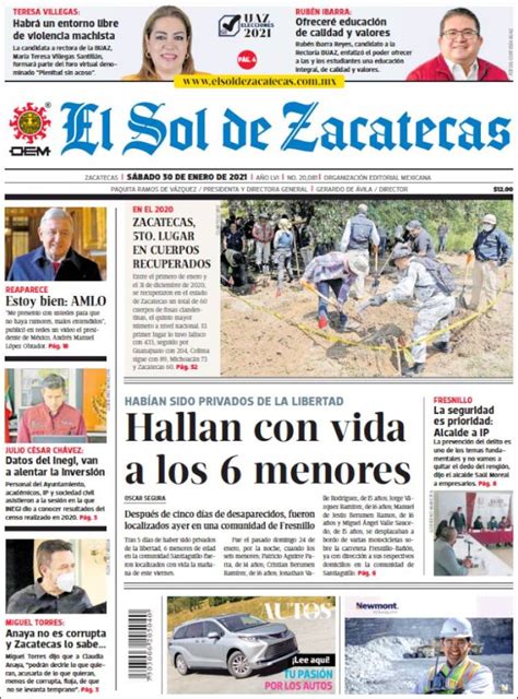 Imagen De Zacatecas Periodico