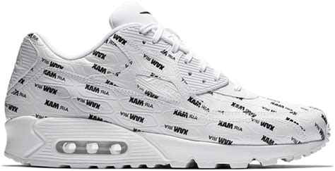 Nike Air Max 90 All Over Print White Black 700155 103