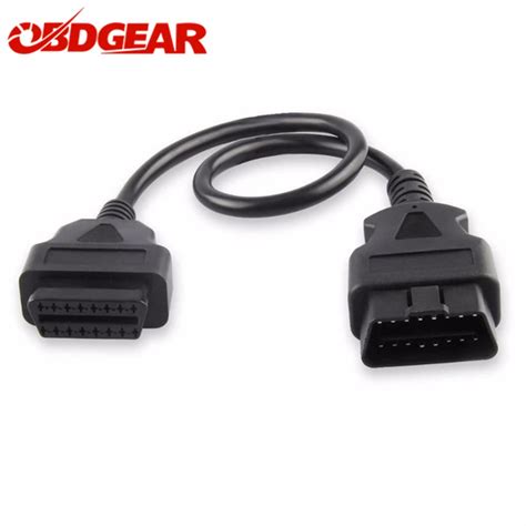 Buy Elm327 Obd2 Diagnostic Cable Obd2 Obd Extension Cable 16pin Male To 16pin