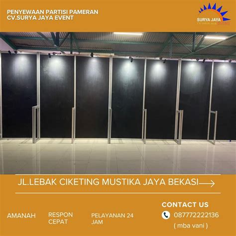 Partisi Pameran Surya Jaya Rental Equipment