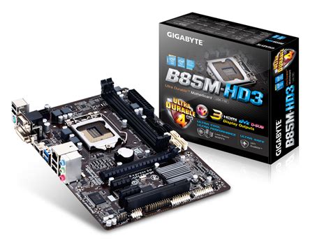 GA B85M HD3 Rev 1 X Support Motherboard GIGABYTE Global