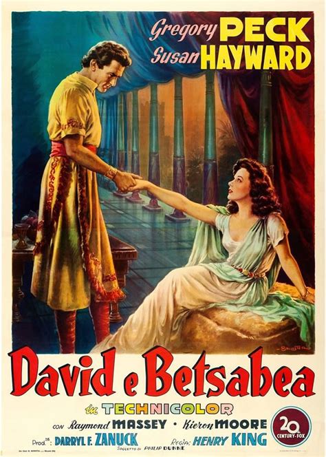 An Old Movie Poster For David Besabe And The Princess In The Palace