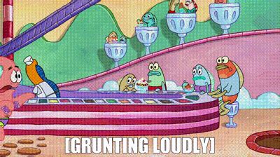 YARN Grunting Loudly SpongeBob SquarePants 1999 S10E10