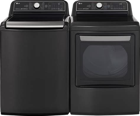 Lg Lgwadreb79001 Side By Side Washer And Dryer Set With Top Load Washer And Electric Dryer In