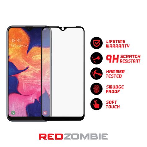 Samsung Galaxy A10e Tempered Glass Screen Protector Red Zombie