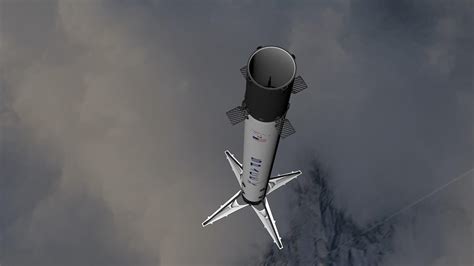 Falcon9 Returned Stage One - 3D Model by renatodalle