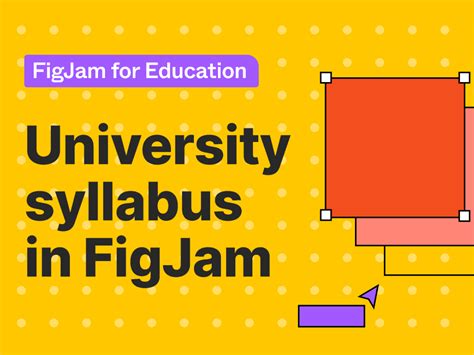 University Syllabus Template Figjam Free Figma Resource Free