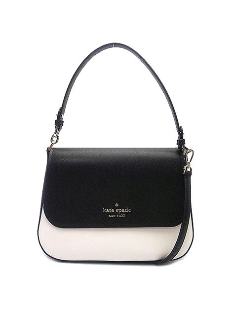 Kate Spade Staci Flap Shoulder Bag Black Multi Averand