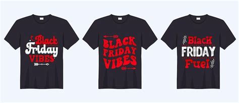 Premium Vector Black Friday T Shirt Design Bundle Vector