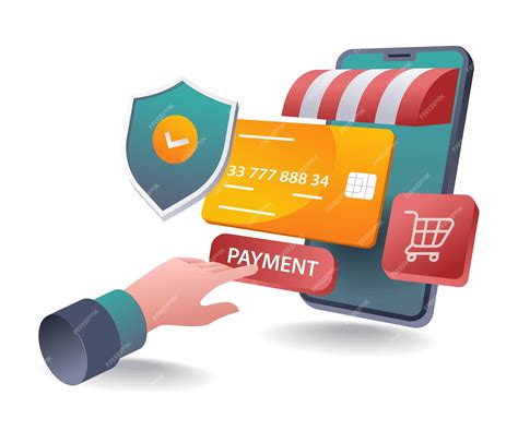 Premium Vector | Digital Payment System for Online Shopping
