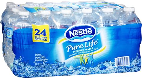 Amazon Pure Life Purified Water 16 9 Fl Oz Plastic Bottled