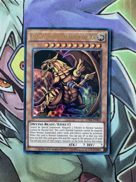 Ldk2ens03 The Winged Dragon Of Rare Ultra Rare Limited Edition Nm Yugioh Card Values Mavin