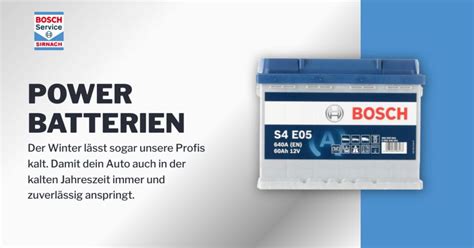 Unsere Autobatterien Von Bosch Damit L Sst Sogar Der Winter Unsere