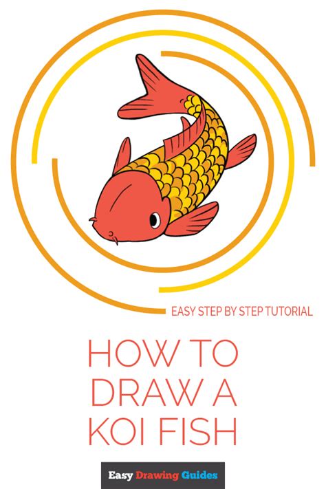 How To Draw A Koi Fish Really Easy Drawing Tutorial