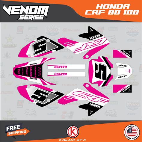 Kalair Gfx Graphics Kit For Honda Crf Venom Series