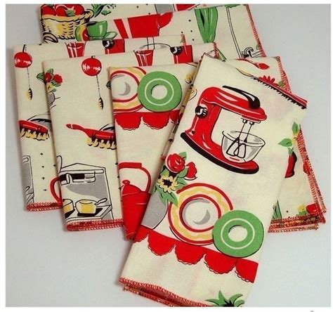 Towels Vintage Tea Towels Vintage Kitchen Accessories Vintage Textiles