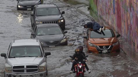 Lluvias en México Pachuca provocan inundaciones y caos vial UnoTV