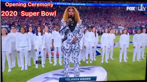 Opening Ceremony 2020 Super Bowl Youtube