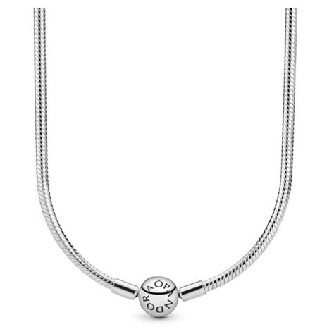 Pandora Snake Chain Necklace With Pandora Clasp Chain Necklaces For