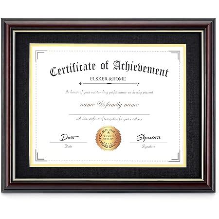 Amazon Graduationmall X Diploma Frame With Black Over Gold