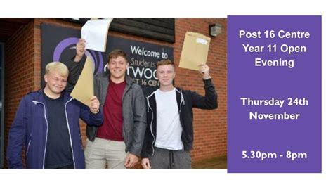 Y11 Open Evenings in Worksop (North Notts College and Worksop Post 16 ...