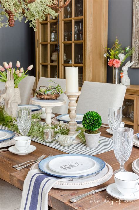 Table Decor For Spring Easy Tips First Day Of Home