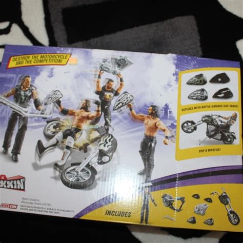 Mattel Toys Wwe Wrekkin Slamcycle Vehicle With Undertaker Basic