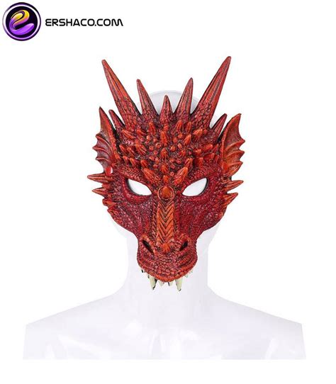 خرید،قیمت ماسک صورت الودیدی اژدها سه بعدی Alodidae 3d Dragon Mask