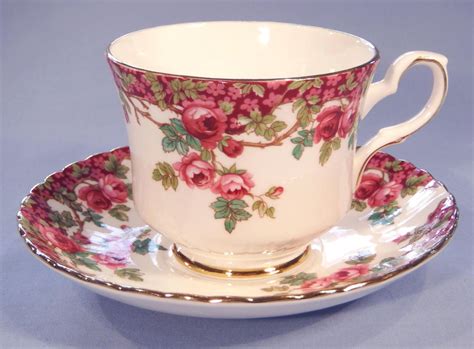 Royal Stafford Olde English Garden Vintage Bone China Tea Cup And Saucer Bone China Tea Cups