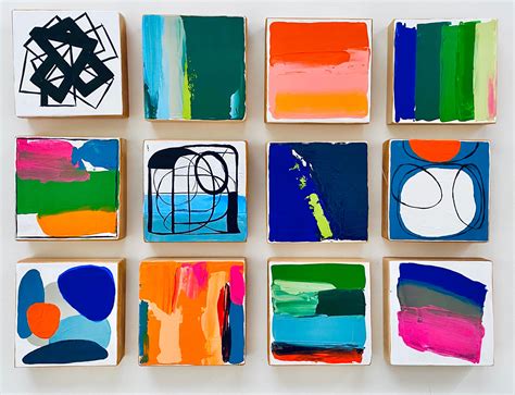 acrylic paint on wood 1