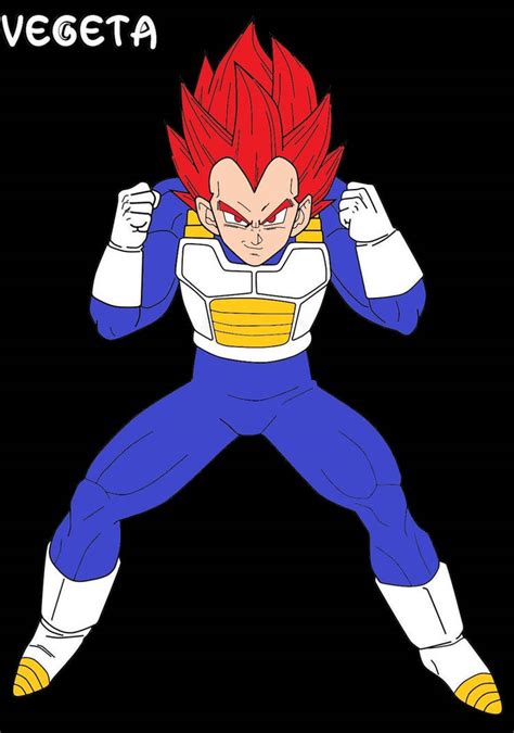 Vegeta Ssj God By Mago46 On Deviantart