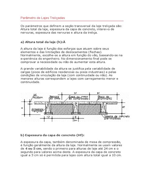 PDF Parâmetro de Lajes Treliçadas DOKUMEN TIPS