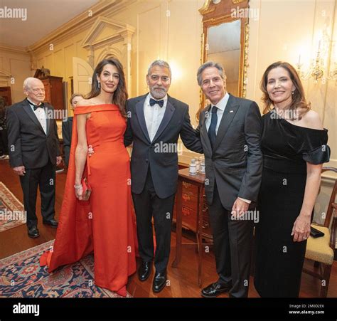 L Acteur George Clooney Et Sa Femme Amal Clooney Au Kennedy Center