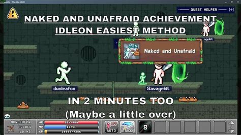 Idleon Naked And Unafraid Achievement EASIEST METHOD YouTube