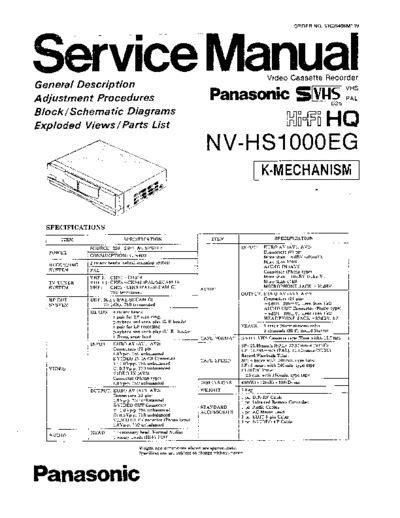 Balenă Raport Navetă Panasonic Nv Hs1000 Manual Nuanţă Jeli Blam