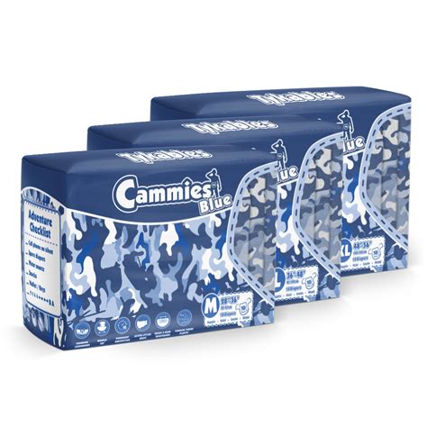 Cammies Blue Diapers Abdl Diapers For Incontinence Tykables