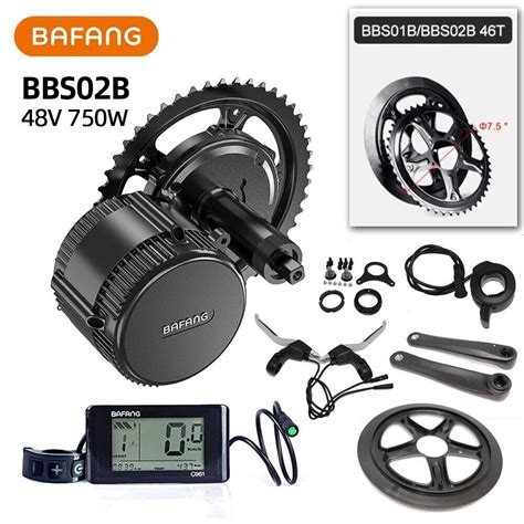 Bafang BBS02B 48V 750W Mid Drive Motor Fahrrad Elektrisch E Bike