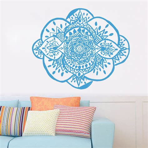 Mandala Wall Decal Yoga Studio Vinyl Sticker Decals Namaste