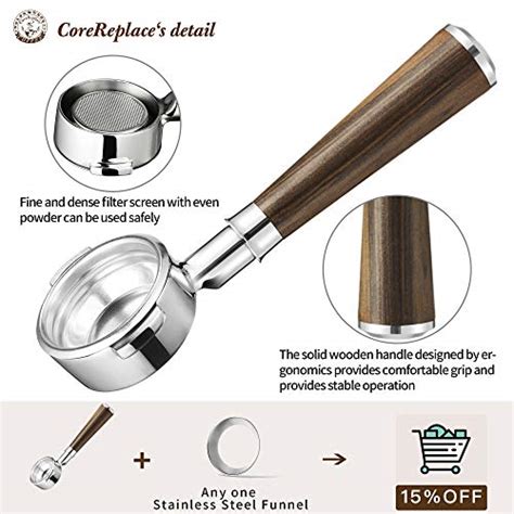 58mm Bottomless Naked Portafilter 2 Ears Only Compatible With Expobar