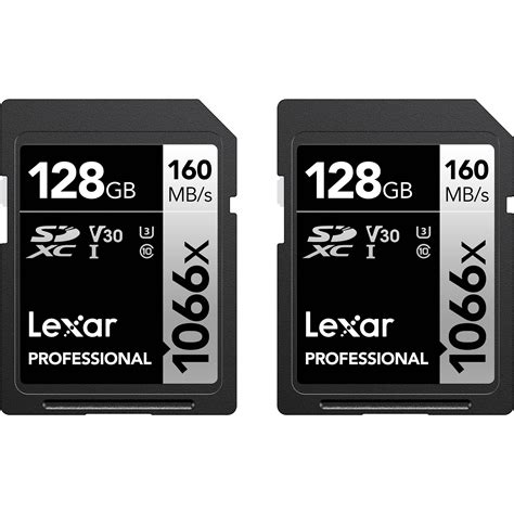 Lexar Gb Professional X Uhs I Microsdxc Memory Card With