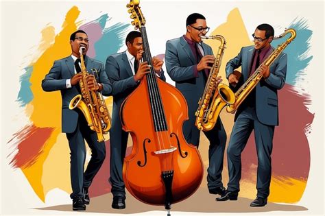 Premium Photo Vector Jazz Band