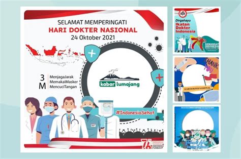 Koleksi Link Twibbon Hari Dokter Nasional Lawan Covid Bersama