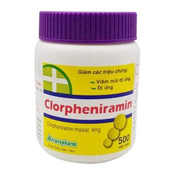 Clorpheniramin Mg Vacopharm Chai Vi N Kho Thu C S