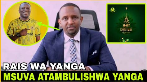 Live Rais Wa Yanga Atangaza Hili Kuhusu Msuva Atambulishwa Yanga