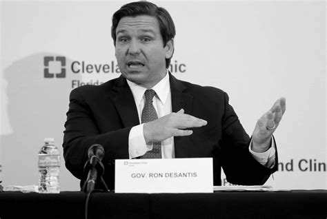 Florida Gouverneur Ron Desantis Gnadenlose Abrechnung Mit Den