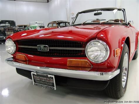 1972 TRIUMPH TR 6 ROADSTER Daniel Schmitt Co Classic Car Gallery