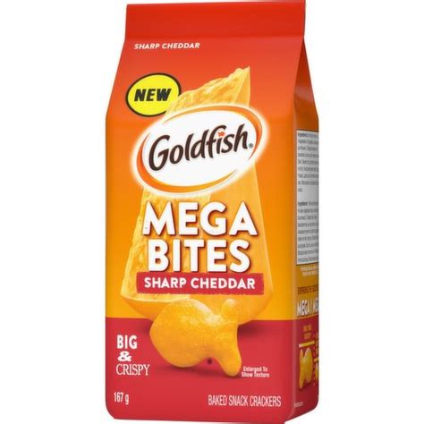 PEPPERIDGE FARM Goldfish Baked Snack Crackers Mega Bites Sharp