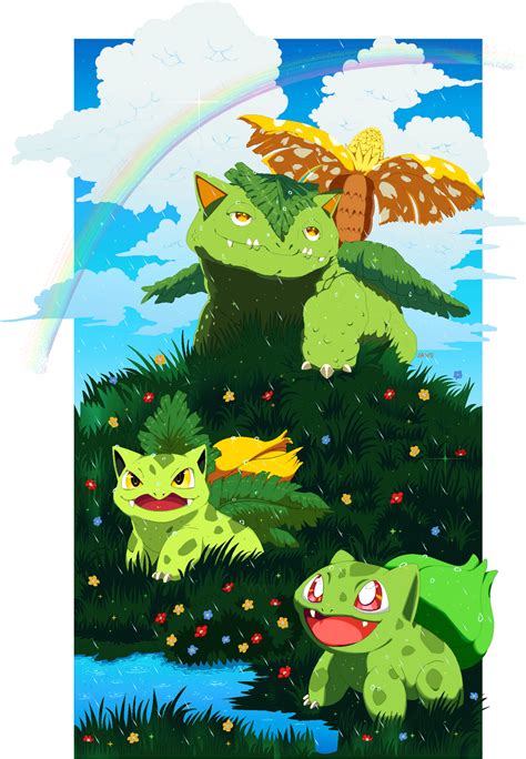 Shiny Bulbasaur Ivysaur Venusaur By Willow Pendragon On Deviantart